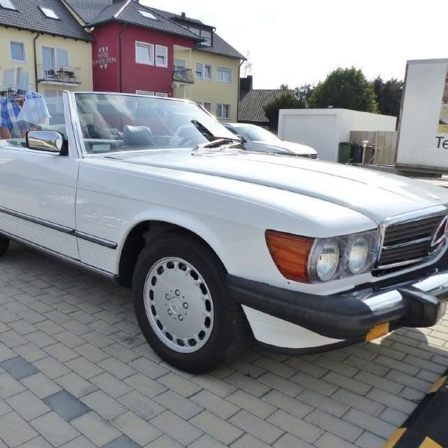 Mercedes Benz Roaster Oldtimer weiss