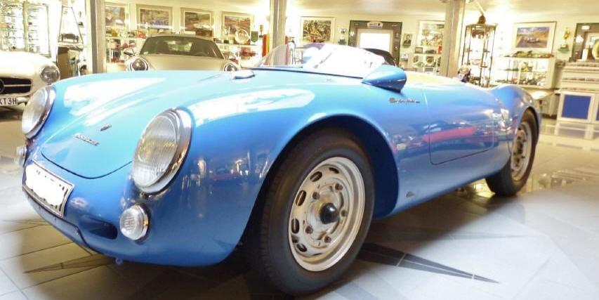Porsche 550 Spider (James Dean) blau