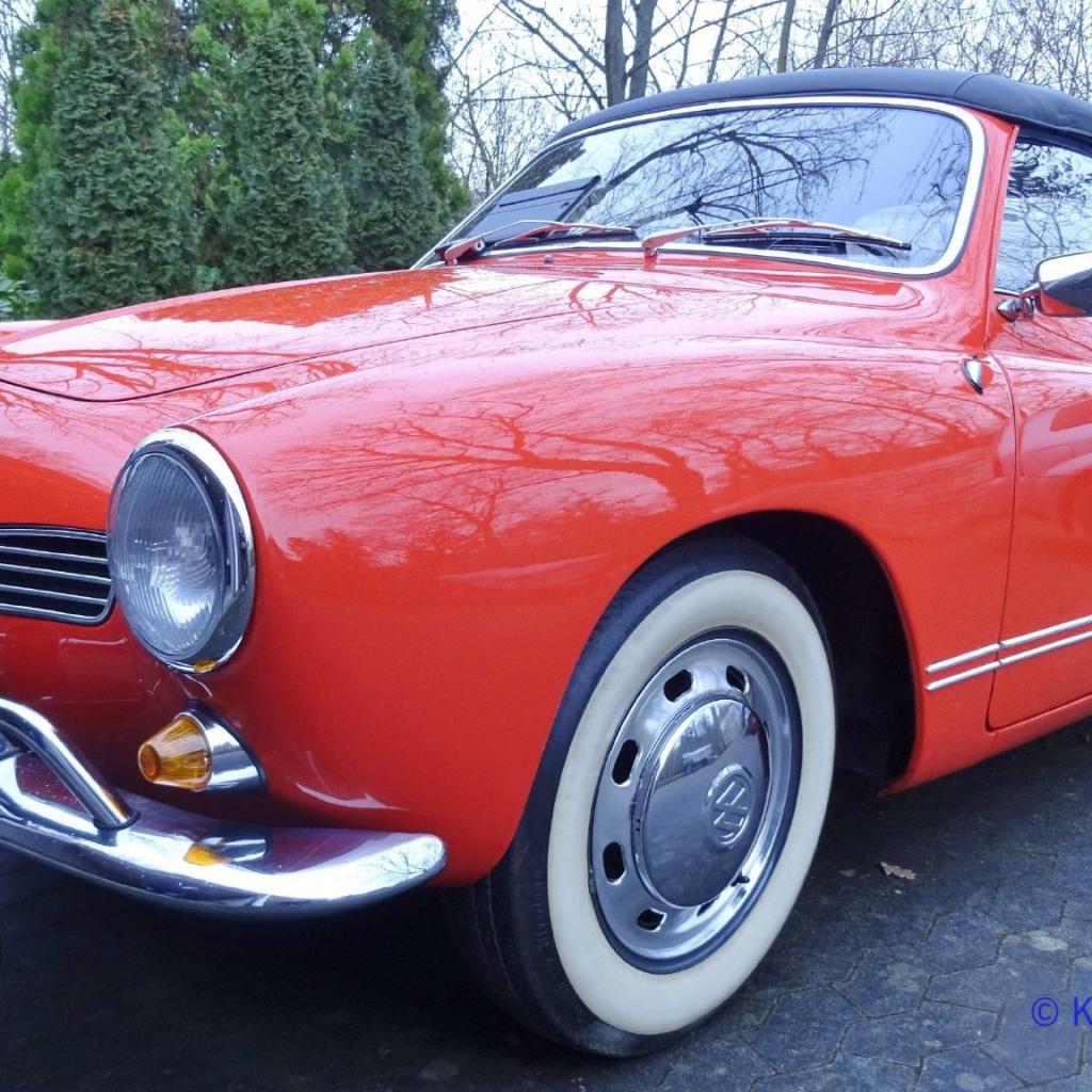 Karman-Ghia Typ 14 Cabrio rot Oldtimer