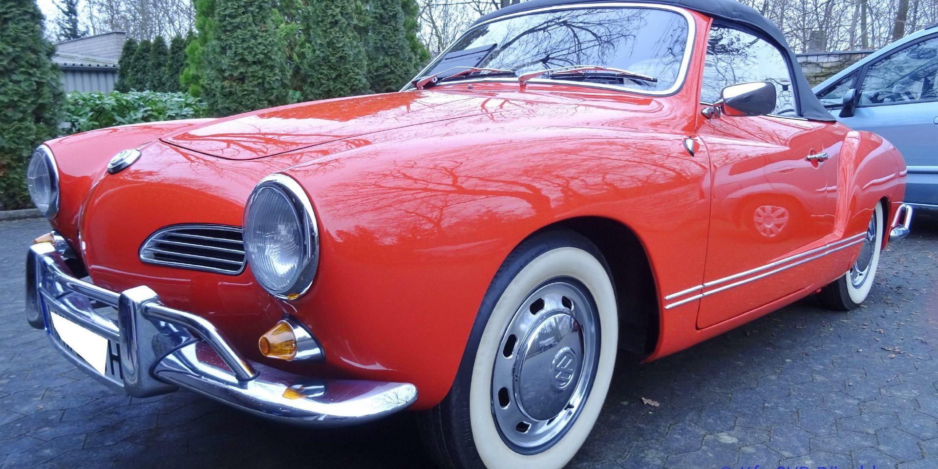 Karman-Ghia Typ 14 Cabrio rot Oldtimer
