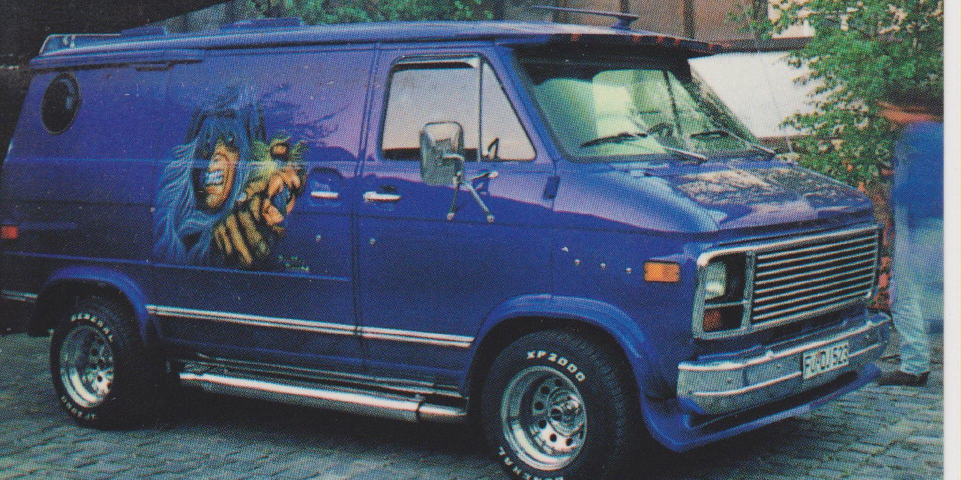 Chevy Van G20 blau mit Airbrush-Design